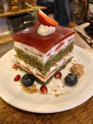 Tiramisu - best dessert ever!  at Soya Cantine Bio in Paris