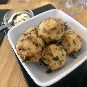 Soyafel with veganaise   at Soya Cantine Bio in Paris