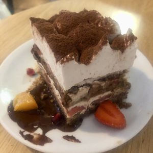 Tiramisu - dessert of the day.  at Soya Cantine Bio in Paris