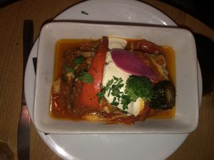 Vegan lasagna   at Soya Cantine Bio in Paris
