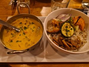 Le curry at Soya Cantine Bio in Paris