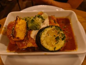 La lasagne at Soya Cantine Bio in Paris