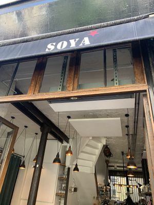 Signage   at Soya Cantine Bio in Paris