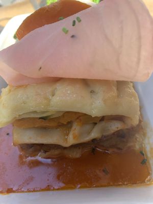 Lasagna  at Soya Cantine Bio in Paris