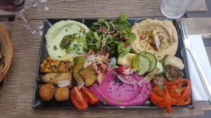 Plat at Soya Cantine Bio in Paris