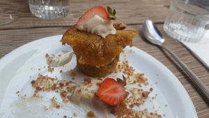 Dessert at Soya Cantine Bio in Paris