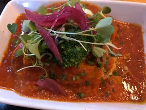 Lasagna. at Soya Cantine Bio in Paris