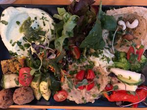 Grand Mezze. at Soya Cantine Bio in Paris