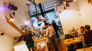 Inside at Soya Cantine Bio in Paris