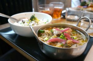 Vegetable stew w/basmati rice (plate of the day) at Soya Cantine Bio in Paris