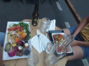 Lasagna at Soya Cantine Bio in Paris