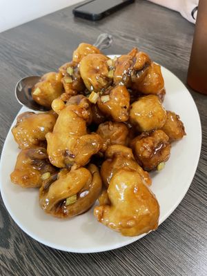 General Tso Mushroom  at House of Fortune in Rowland Heights