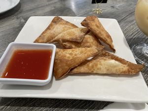 Cheese wontons  at House of Fortune in Rowland Heights