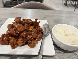 Orange Chicken   at House of Fortune in Rowland Heights