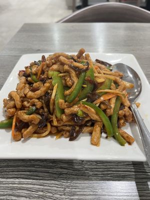 Schezwan pork   at House of Fortune in Rowland Heights