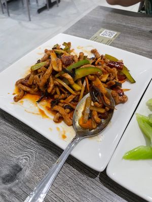 Szechuan pork at House of Fortune in Rowland Heights