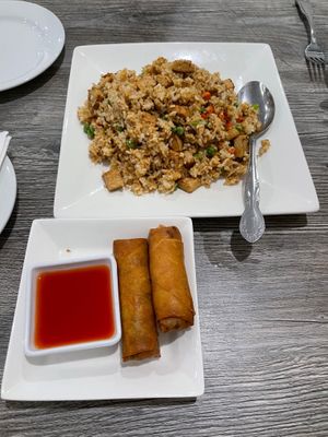 chicken fried rice! at House of Fortune in Rowland Heights