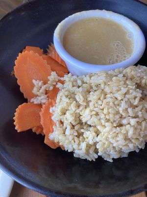 Rice with veggies and curry sauce at Fresh & Natural Thai Kitchen in Sedona