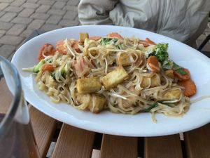 Build your-own tofu and veggies  at Fresh & Natural Thai Kitchen in Sedona