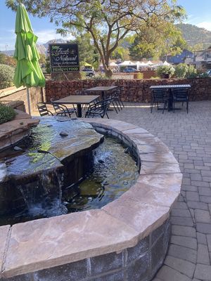 Outside seating  at Fresh & Natural Thai Kitchen in Sedona