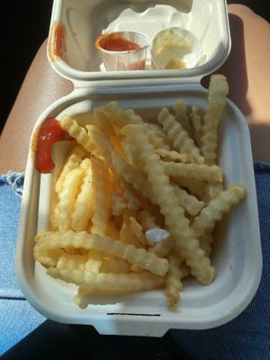 Badass Fries at Badass Burgers in Honolulu