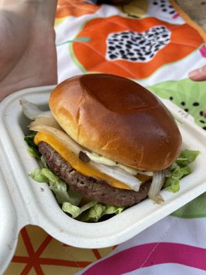   at Badass Burgers in Honolulu