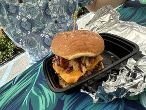   at Badass Burgers in Honolulu