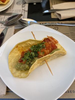 Jackfruit taco #Veganuary at MESTIZA in Valencia