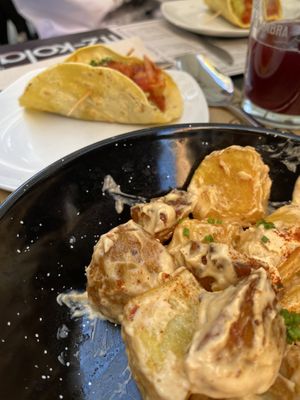 Patatas bravas #Veganuary at MESTIZA in Valencia