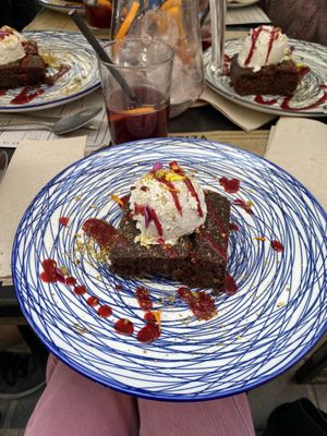 Brownie #Veganuary at MESTIZA in Valencia