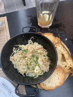 Enoki Mushrooms   at MESTIZA in Valencia