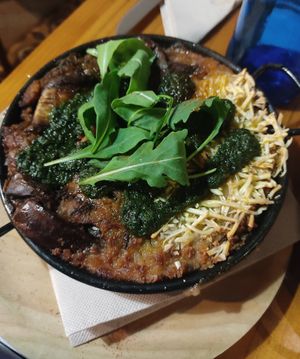 Moussaka de berenjena at MESTIZA in Valencia