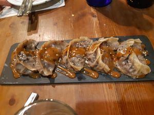 Tapa #6: gyozas at MESTIZA in Valencia