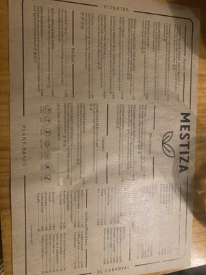   at MESTIZA in Valencia