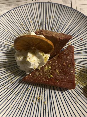 Beetroot cake  at MESTIZA in Valencia