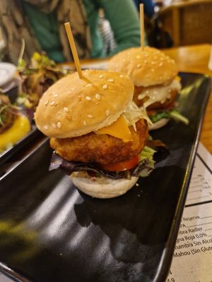 Mini burgers  at MESTIZA in Valencia