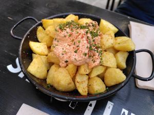Patatas bravas at MESTIZA in Valencia