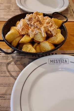 Patatas bravas at MESTIZA in Valencia