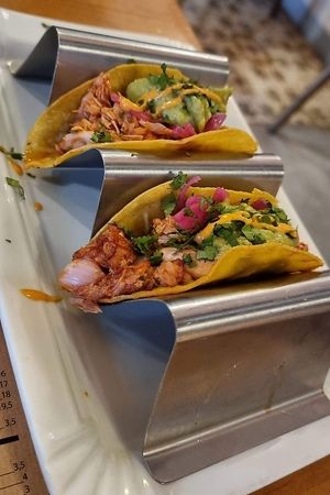 Jackfruit tacos at MESTIZA in Valencia