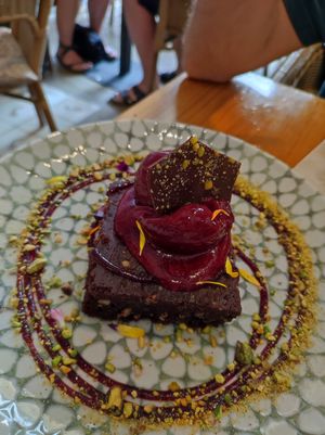 Brownie at MESTIZA in Valencia