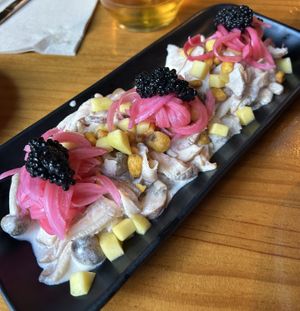 Ceviche de setas  at MESTIZA in Valencia