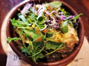 Musaka at MESTIZA in Valencia