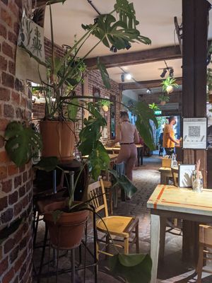 seating area at Needlemakers in Lewes