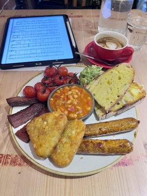 English breakfast  at Needlemakers in Lewes