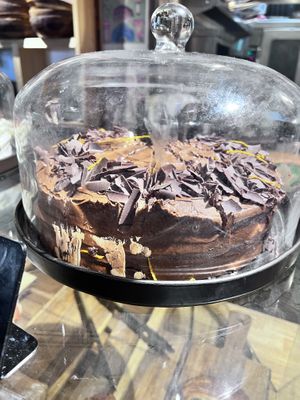 Chocolate orange cake   at Needlemakers in Lewes