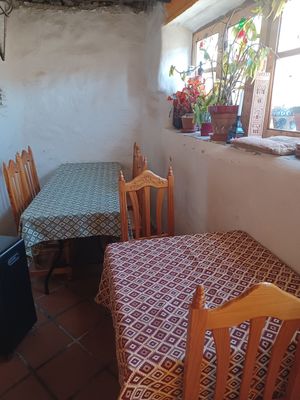 Inside at L'Atelier in Mecina Fondales