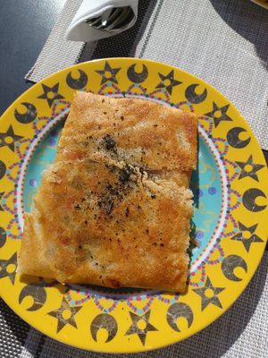 Mediterranean pastela at L'Atelier in Mecina Fondales