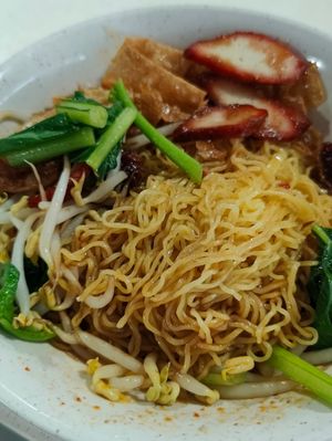 Wanton noodles at Ginga Vegetarian 银河素食香 - Jurong West in West Singapore