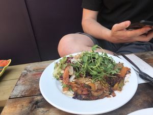 Lasagna at Blue Mountain Vegan in South East London
