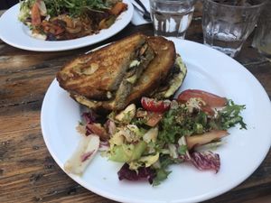 Toastie at Blue Mountain Vegan in South East London